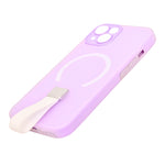 Frosty Matte with Silicone Finger Loop Phone Case for iPhone 13 / 14