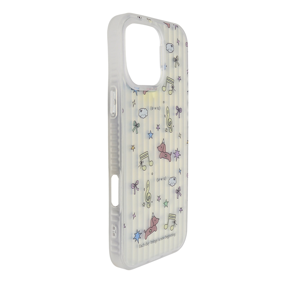 Aesthetic Bow & Floral Print Phone Case for iPhone 16 Pro Max