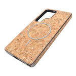 Cork Texture Printed MagSafe Compatible Phone Case for Samsung Galaxy S25 Ultra