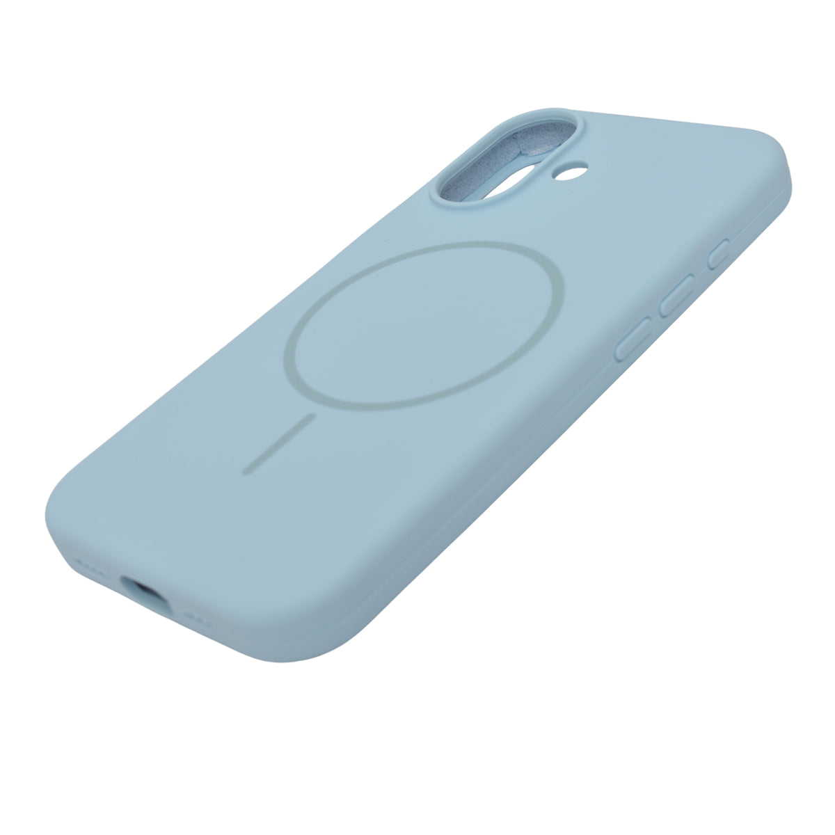 Soft Silicone with MagSafe Ring Phone Case for iPhone 17