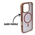 Matte Transparent Hard Shell Protective Phone Case for iPhone 16 Pro