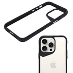 Crystal Clear with TPU Bumper Phone Case for iPhone 15 Pro Max