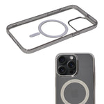 Crystal Clear MagSafe Compatible Transparent Phone Case for iPhone 15 Pro Max