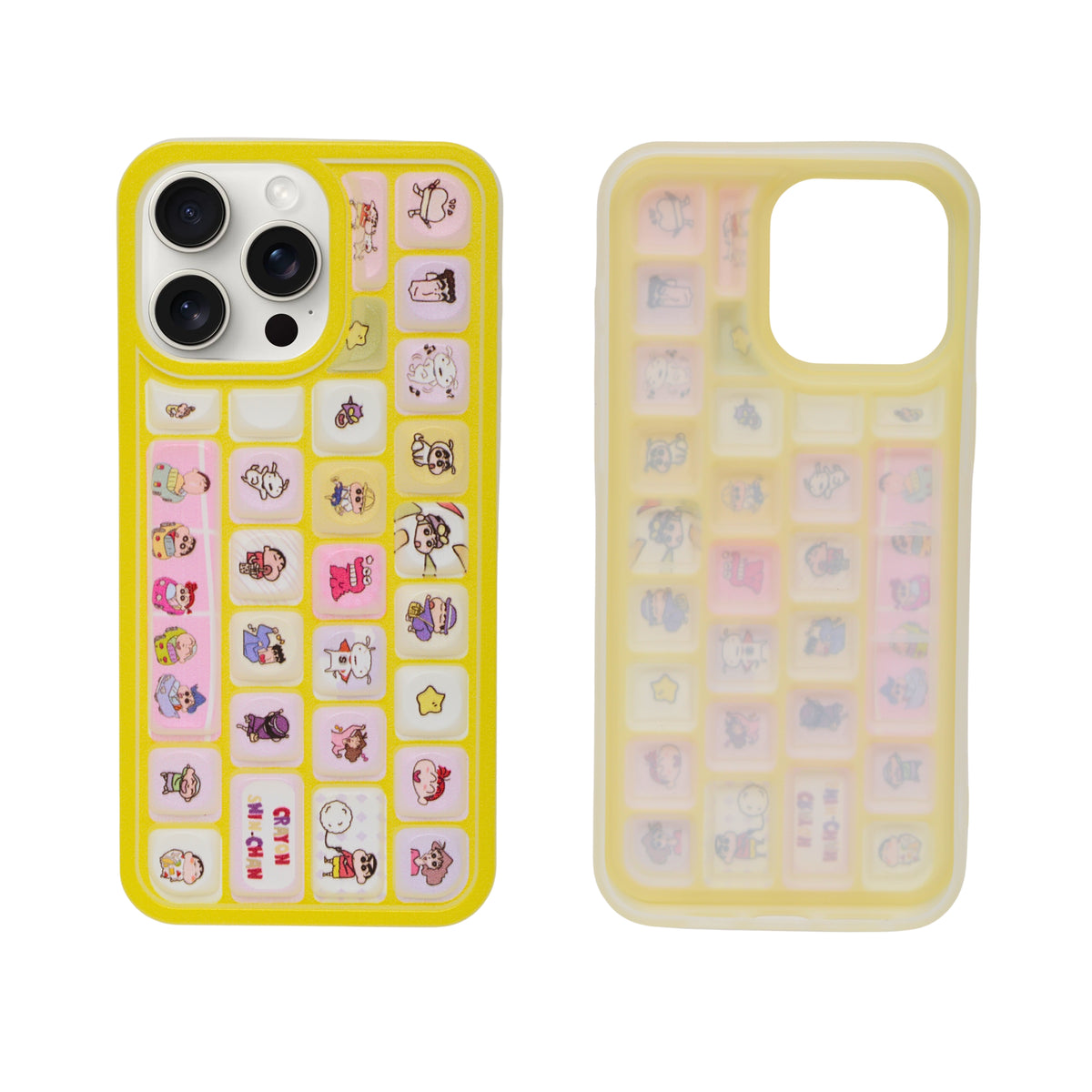 Cute 3D Cartoon Keyboard Phone Case for iPhone 15 Pro Max
