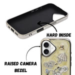 Rhinestone Embellished Phone Case for iPhone 16