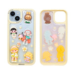 Cute 3D Cartoon Doodle Phone Case for iPhone 13 / 14