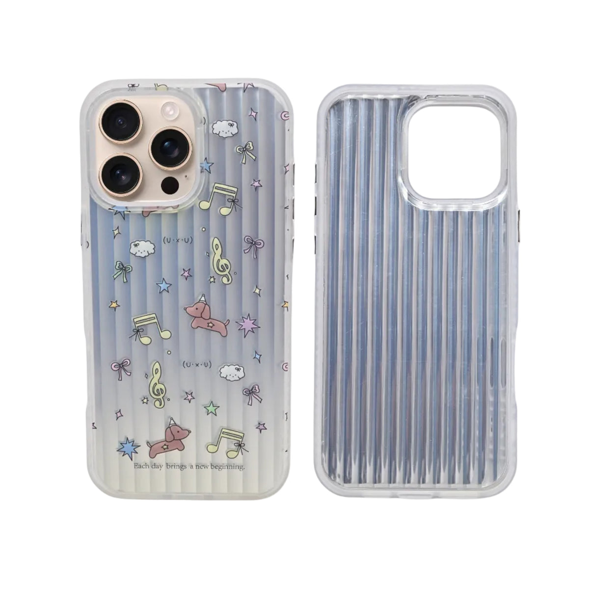 Aesthetic Bow & Floral Print Phone Case for iPhone 16 Pro Max