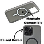 Hard Matte Transparent MagSafe Compatible Phone Case for iPhone 16 Pro Max