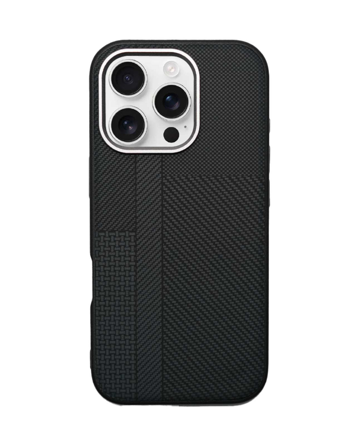 Carbon Fiber Texture Anti-Fall Protective Case for iPhone 16 Pro