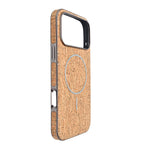 Cork Texture Printed MagSafe Compatible Phone Case for iPhone 17 Pro Max