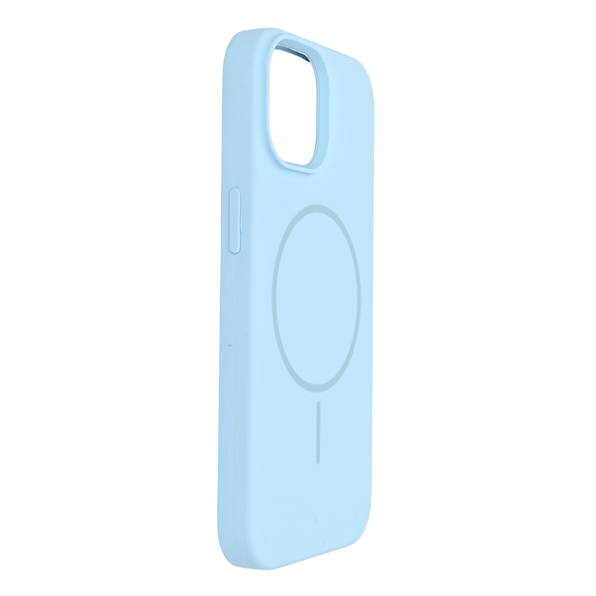 Soft Silicone with MagSafe Ring Phone Case for iPhone 15