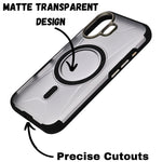 Transparent MagSafe Case with Shockproof Protection for iPhone 16 Plus