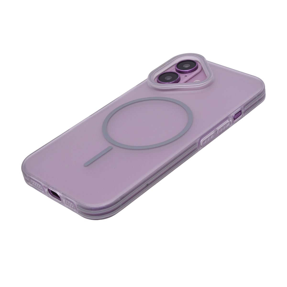 Crystal Clear Shockproof MagSafe Phone Case for iPhone 16