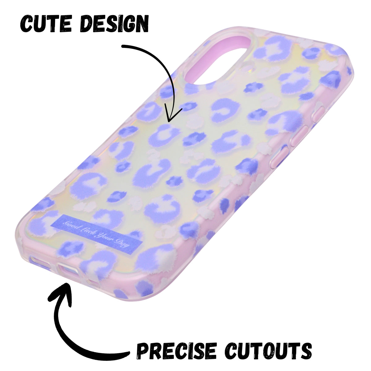 Gradient Leopard Print iPhone Case โ Shockproof Stylish Cover For iPhone 16