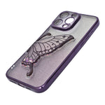Stylish Luxury Eye Catching Butterfly Glitter Phone Case for iPhone 15 Pro Max