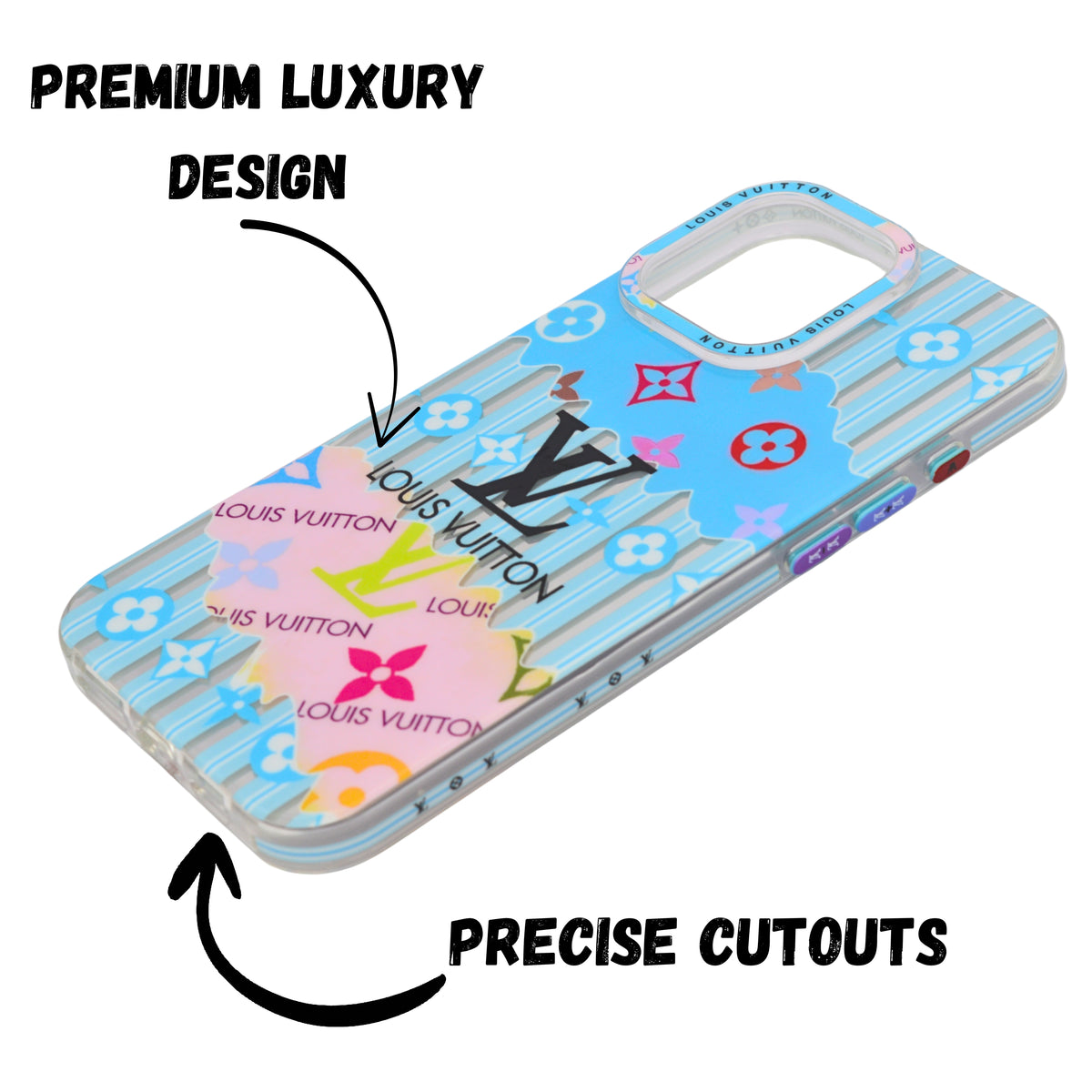 Luxury Designer Inspired Protective Phone Case for iPhone 16 Pro Max