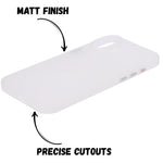 Hard Protective Striped Matte Finish Case for iPhone 16 Plus