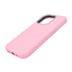 Premium PU Leather with Metal Camera Frame Phone Case for iPhone 15 Pro