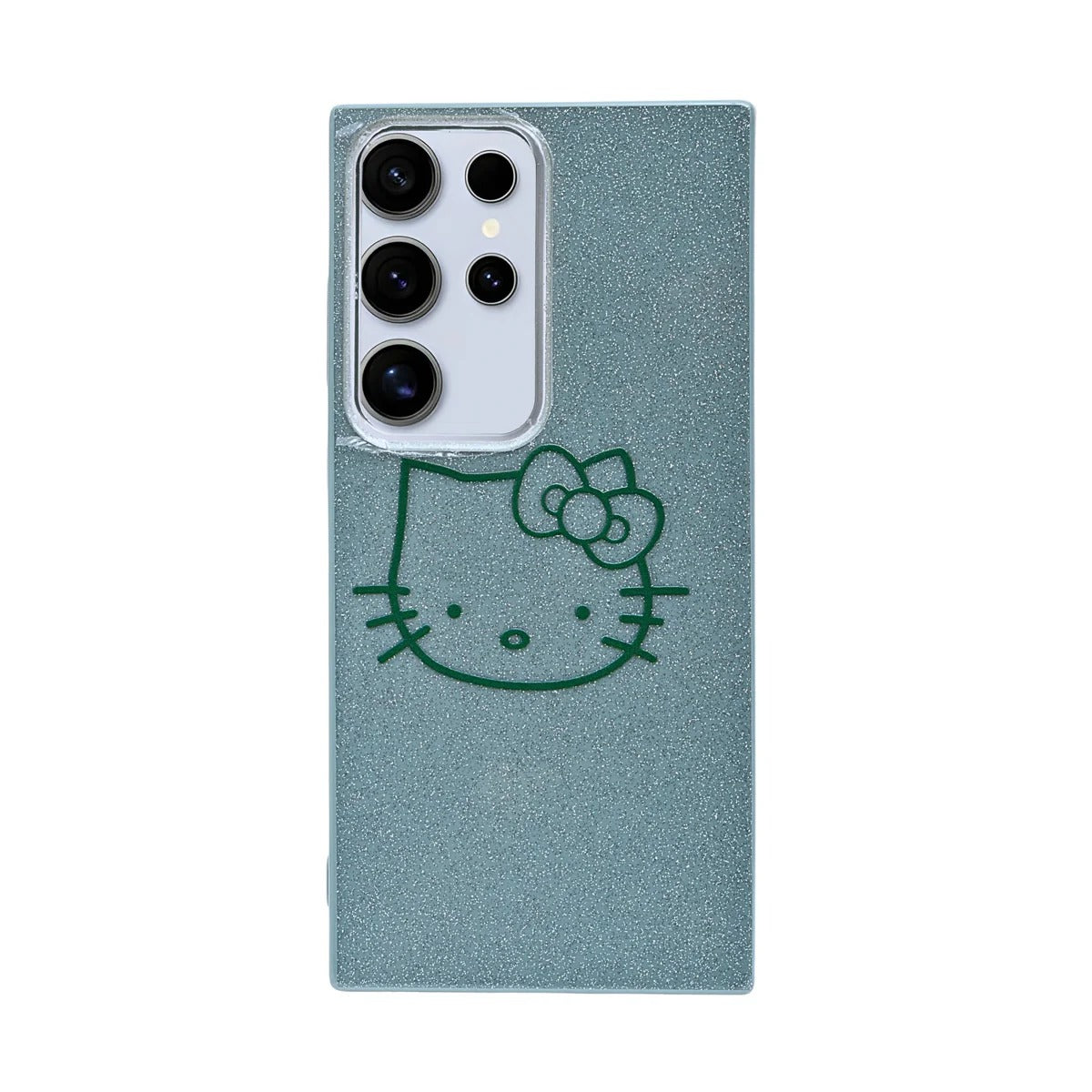 Glitter Sparkle Kitty Phone Case for Samsung Galaxy S24 Ultra