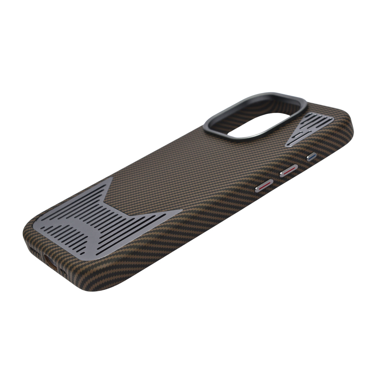 Premium Heat Dissipation with Modern Textured Finish Phone Case for iPhone 15 Pro
