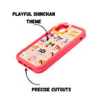 3D Cartoon Shinchan Character Design Phone Case For iPhone 11