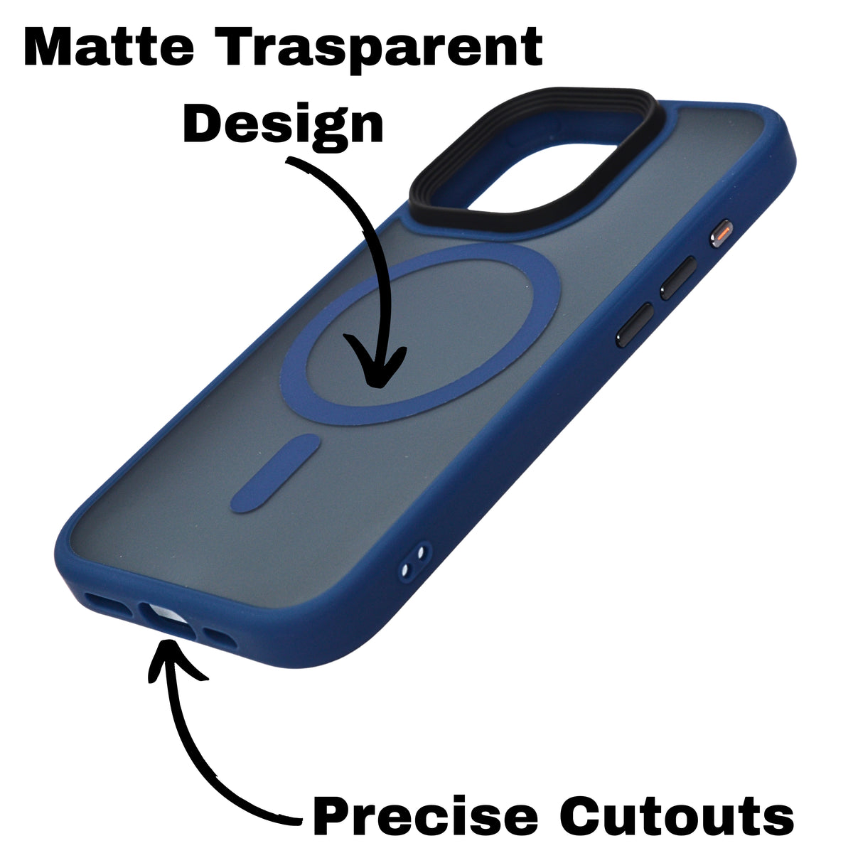 Ultimate Protection MagSafe Matt Transparent Case for iPhone 16 Pro