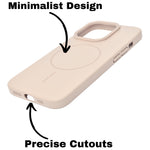 MagSafe Compatible Matte Finish Hard Plastic Phone Case for iPhone 15 Pro