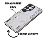 Just Fun Transparent Magsafe Protective Phone Case for Samsung S25 Ultra