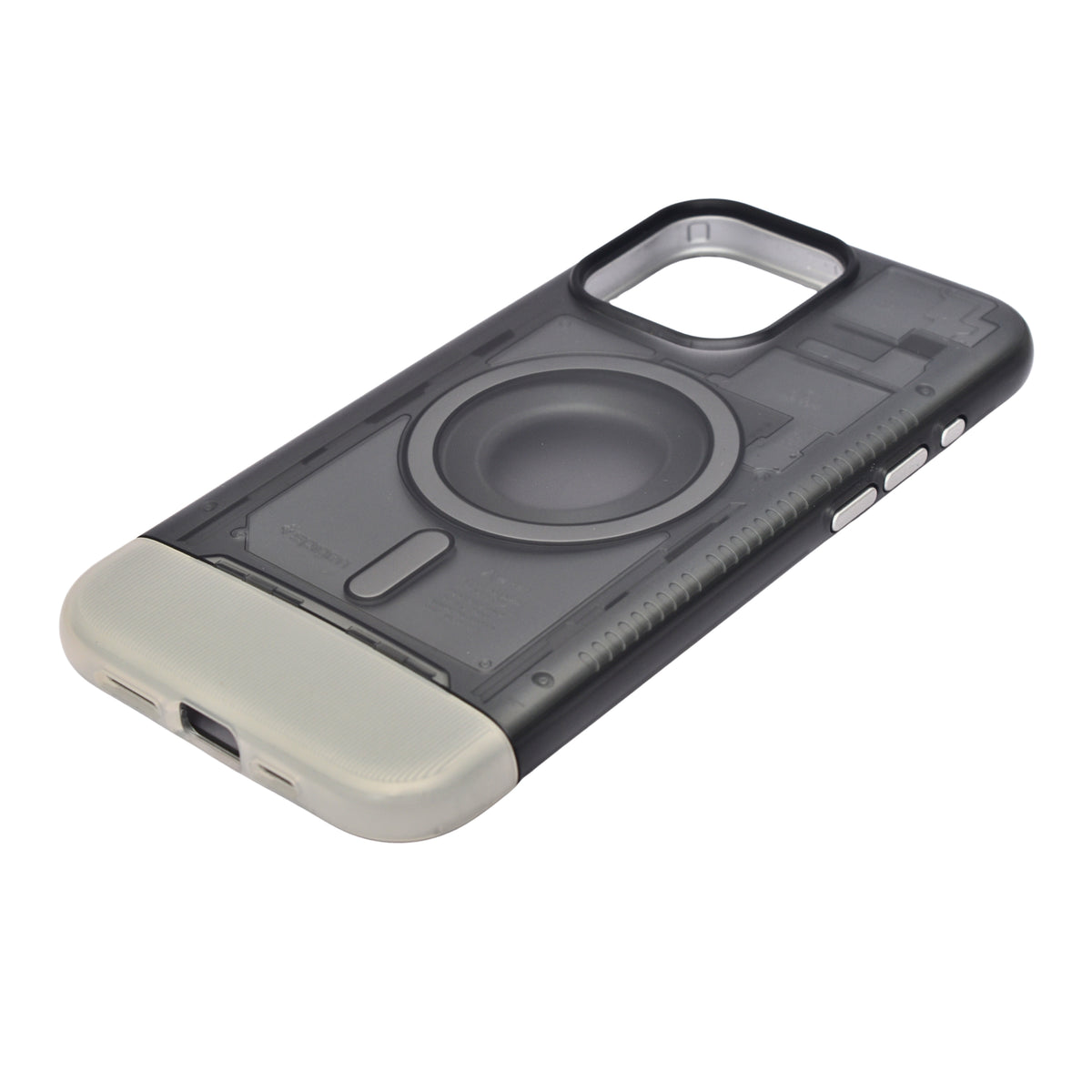 Futuristic Tech-Inspired MagSafe Compatible Phone Case for iPhone 15 Pro Max