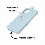 3D Cartoon Character with Polka Dots Soft Phone Case for iPhone 16 Plus