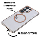 Just Fun Transparent Magsafe Protective Phone Case for Samsung S25 Ultra