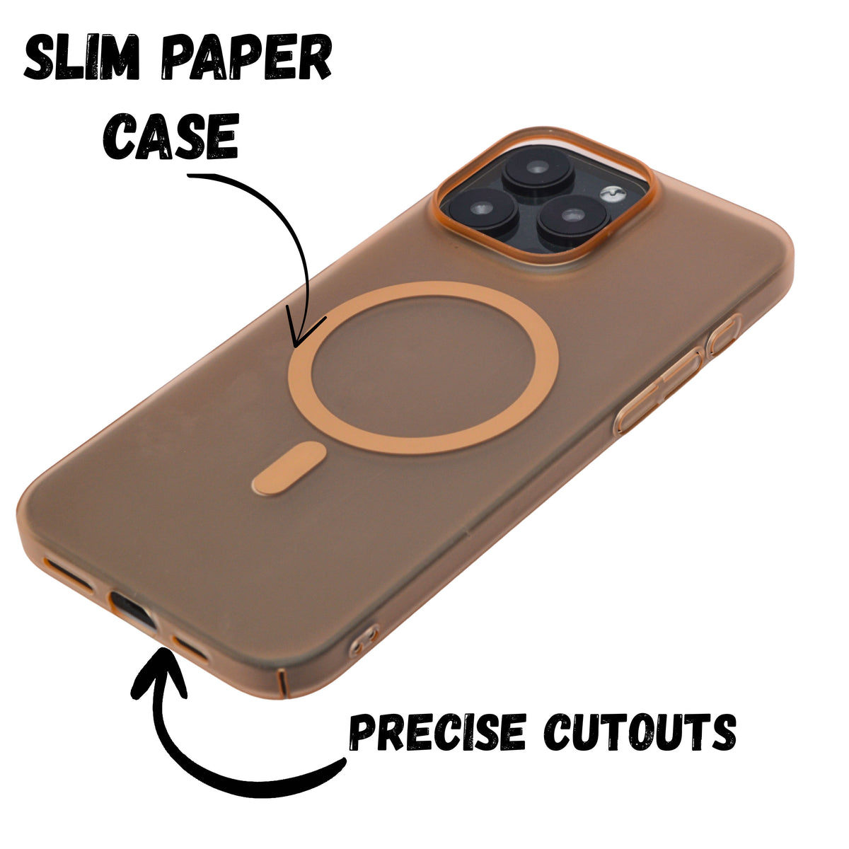 Hard Frosted MagSafe Compatible Phone Case for iPhone 16 Pro Max