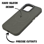 Textured Anti-Slip Silicone MagSafe Compatible Phone Case for iPhone 16 Plus