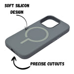 Premium Matte Silicone MagSafe Compatible Phone Case for iPhone 16 Pro Max
