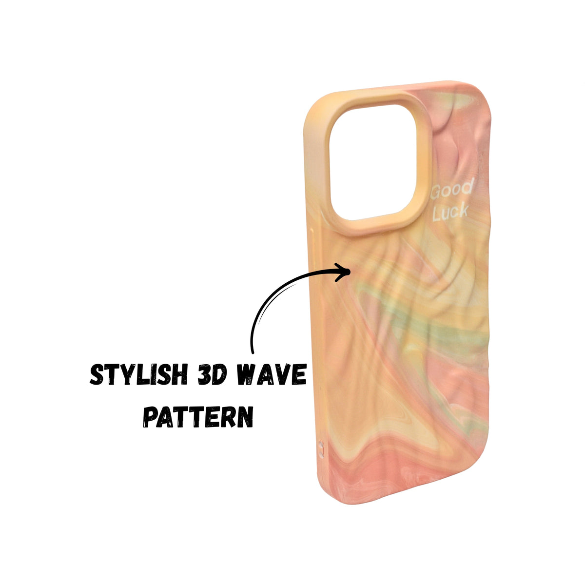 Abstract Pastel Marble Print Soft Silicone Phone Case For iPhone 14 Pro Max