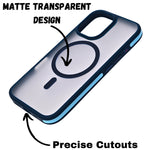 Matte Transparent Hard Shell Protective Phone Case for iPhone 16 Plus