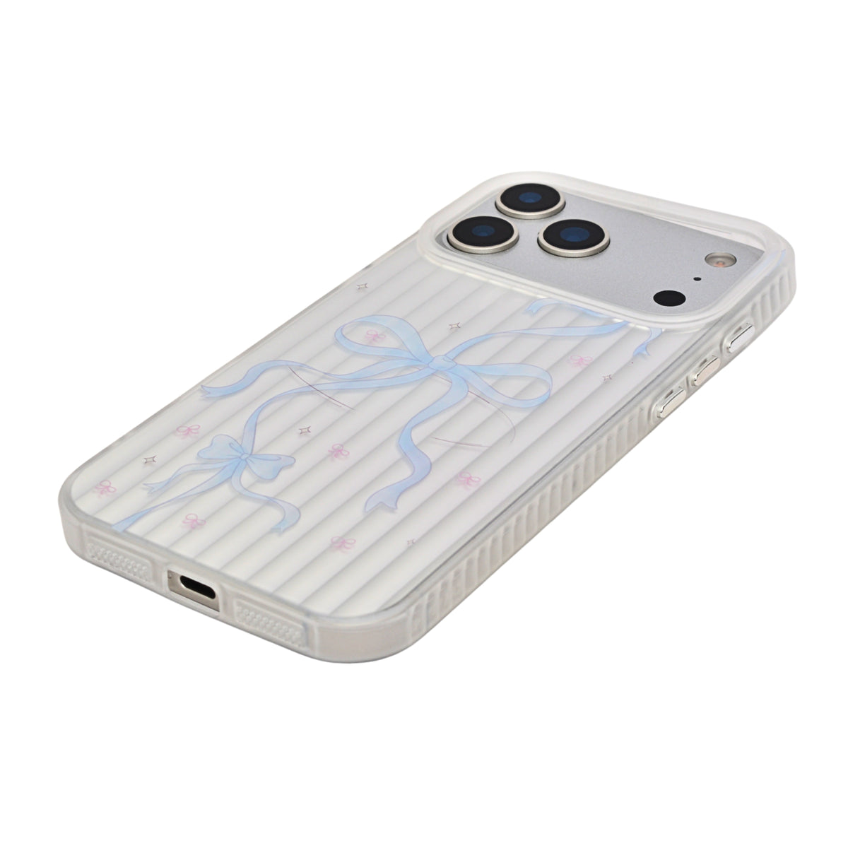 Aesthetic Bow & Floral Phone Case for iPhone 17 Pro Max