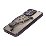 Stylish Luxury Eye Catching Butterfly Glitter Phone Case for iPhone 15 Pro
