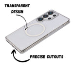 Just Fun Transparent Magsafe Protective Phone Case for Samsung S25 Ultra