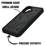 Rugged Armor Shockproof MagSafe Compatible Phone Case For iPhone 16
