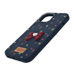 Cute Floral with 3D Bow Phone Case For iPhone 15