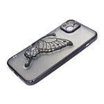 Stylish Luxury Eye Catching Butterfly Glitter Phone Case for iPhone 14 Plus/ 15 Plus