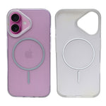 Crystal Clear Shockproof MagSafe Phone Case for iPhone 16