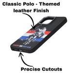 Santa Barbara Polo & Racquet Club Leather Phone Case For iPhone 16 Pro Max