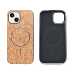 Cork Texture Printed MagSafe Compatible Phone Case for iPhone 13 / 14