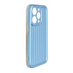 Corrugated Lines Pattern Matte Plating Phone Case For iPhone 14 Pro