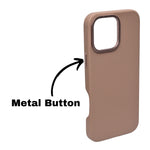 Minimalist Premium Leather Finish MagSafe Compatible Phone Case for iPhone 16 Pro Max