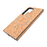 Cork Texture Printed MagSafe Compatible Phone Case for Samsung Galaxy S24 Ultra