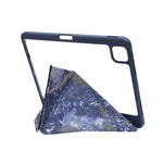 Marble Pattern Smart Fold Transparent Case for iPad Pro 11