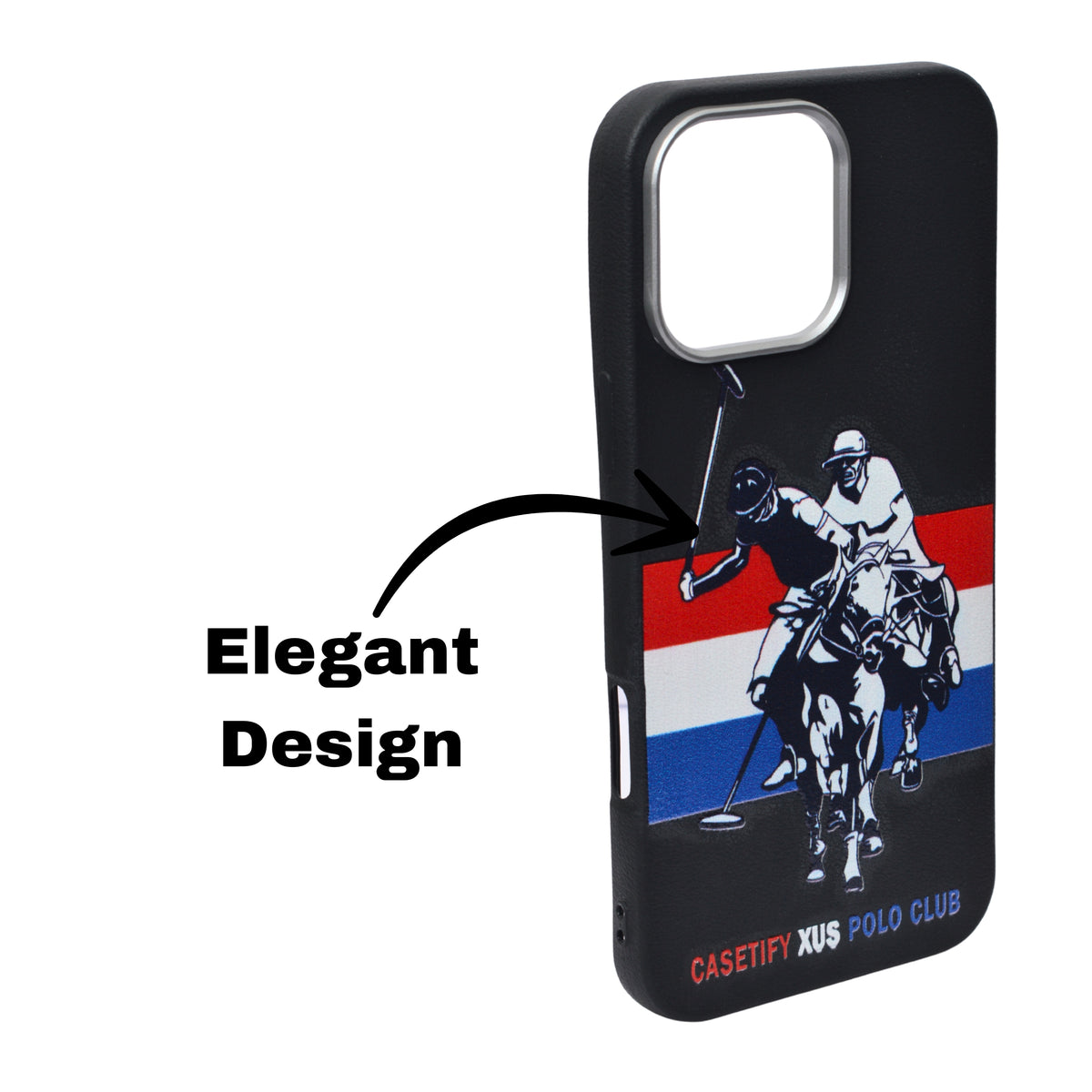 Santa Barbara Polo & Racquet Club Leather Phone Case For iPhone 16 Pro Max